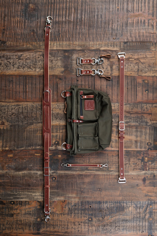 Leather Explorer Lens Quiver | Leather Messenger Bag