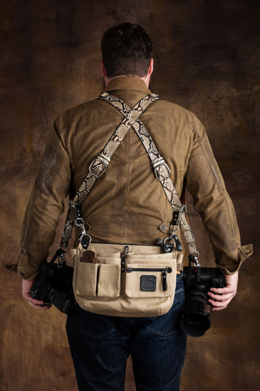 Leather Explorer Lens Quiver | Leather Messenger Bag