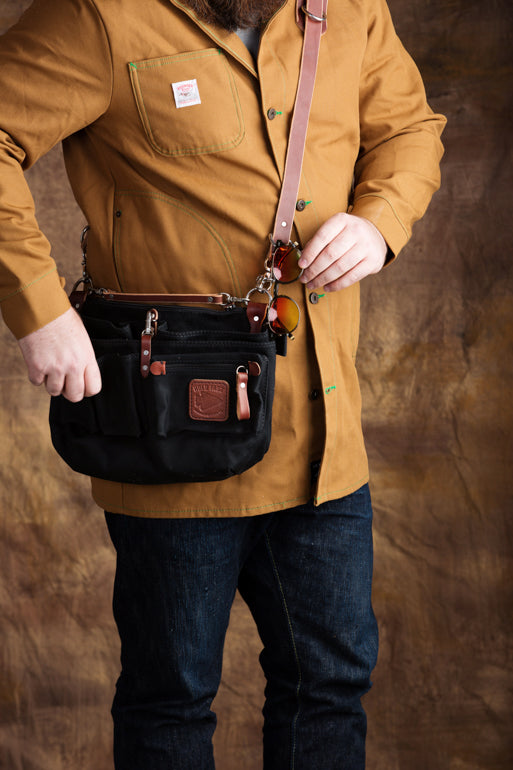 Leather Explorer Lens Quiver | Leather Messenger Bag