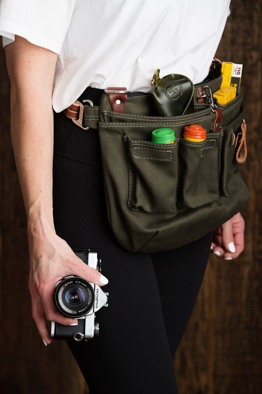 Leather Explorer Lens Quiver | Leather Messenger Bag