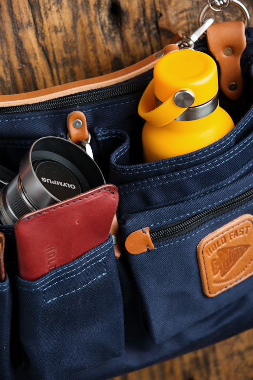 Explorer Lens Quiver | Canvas and Leather Messenger Bag