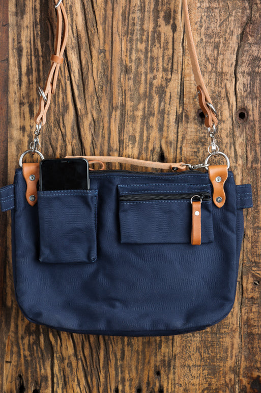 Leather Explorer Lens Quiver | Leather Messenger Bag