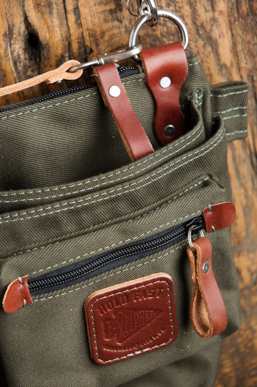 Leather Explorer Lens Quiver | Leather Messenger Bag