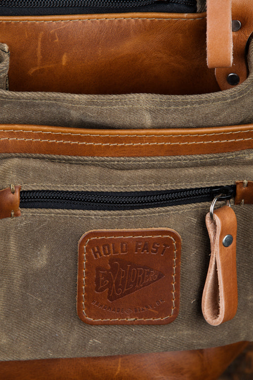 Leather Explorer Lens Quiver | Leather Messenger Bag